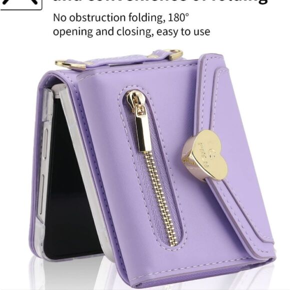 Samsung Galaxy Z Flip 4 Case with Love Flip Wallet - Picture 16 of 16